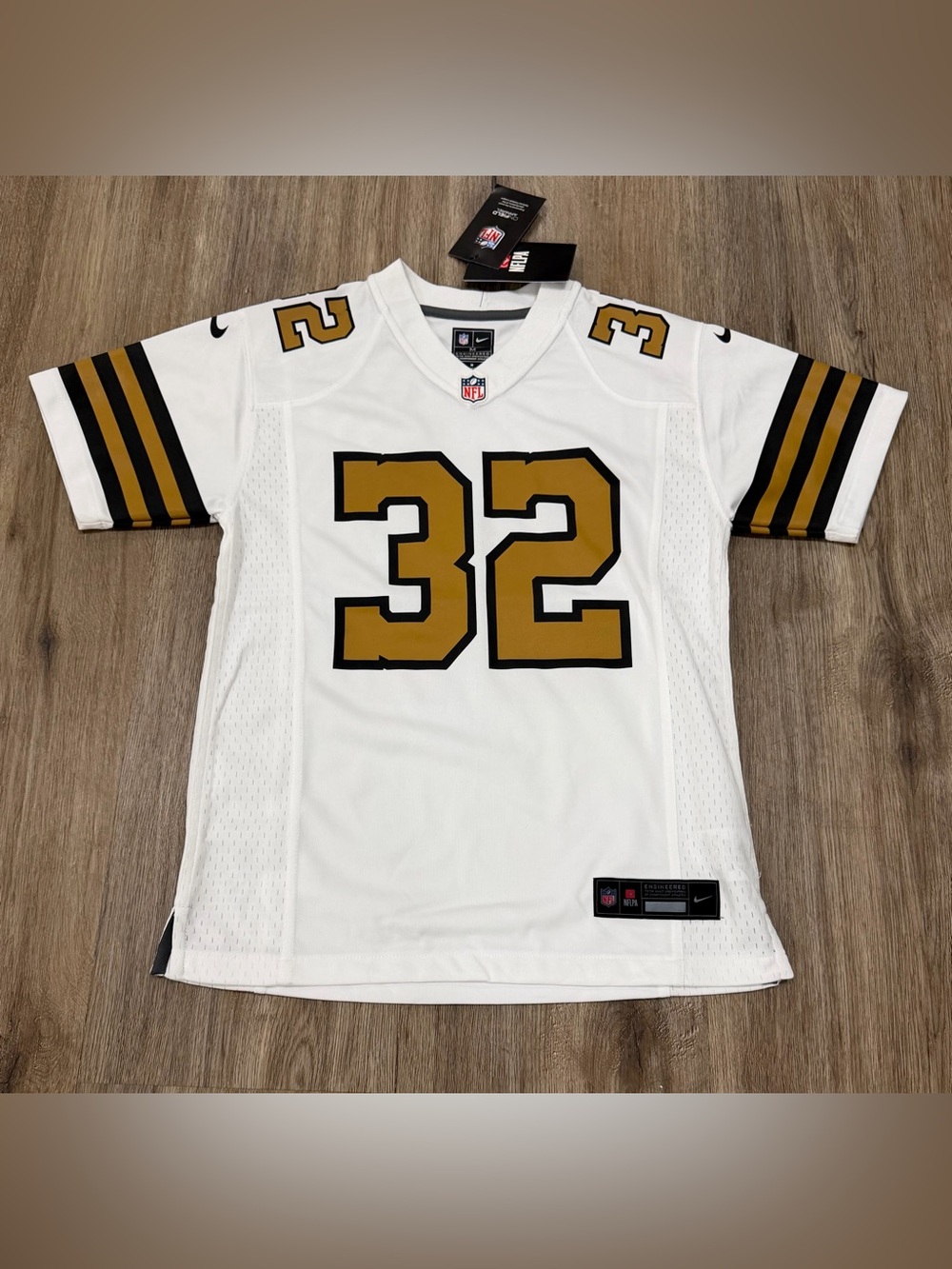 Nike Tyrann Mathieu New Orleans Saints Youth Jersey White Size M (10-12) NWT